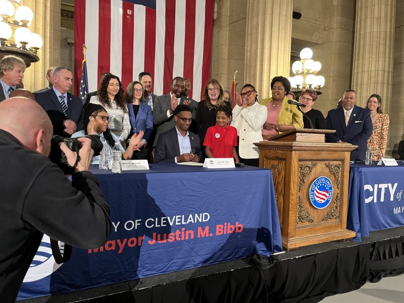 Mayor Justin M. Bibb signs executive order enacting municipal cabinet for youth and families