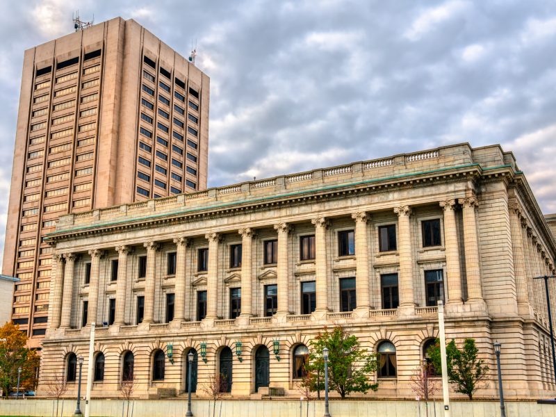 Photo of County Courthouse and Justice Center in Cleveland, Ohio
